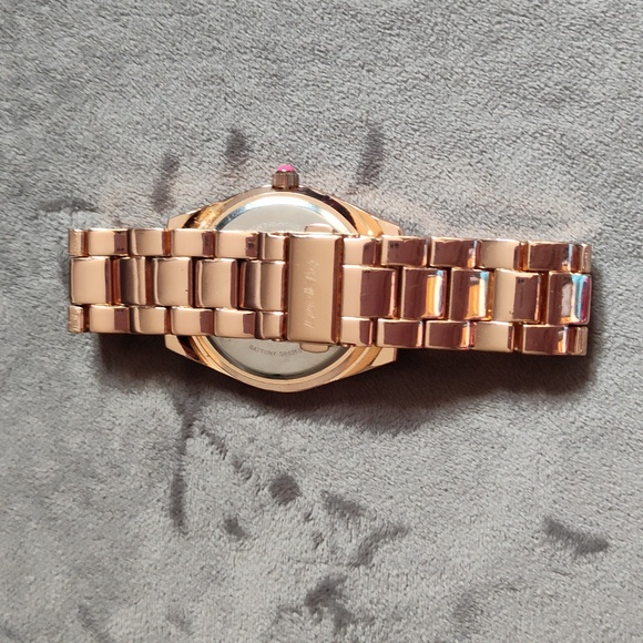 Betsy Johnson Owl Theme Rose Gold Watch - Picture 4 of 4